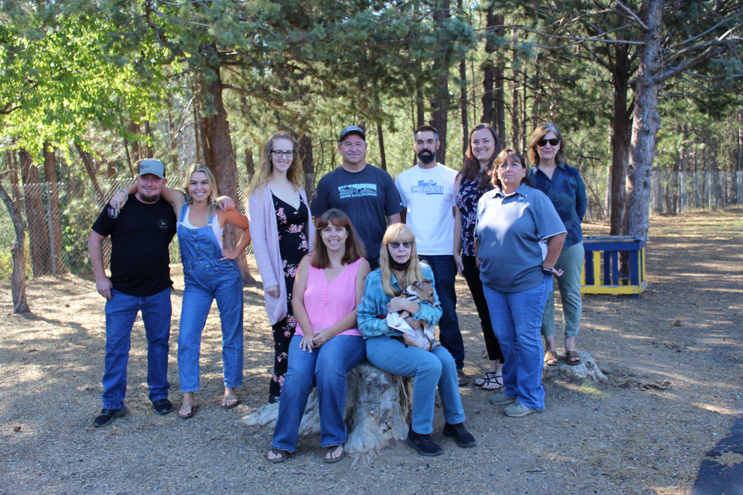 Tioga 22-23 Tioga Staff Posing for Picture